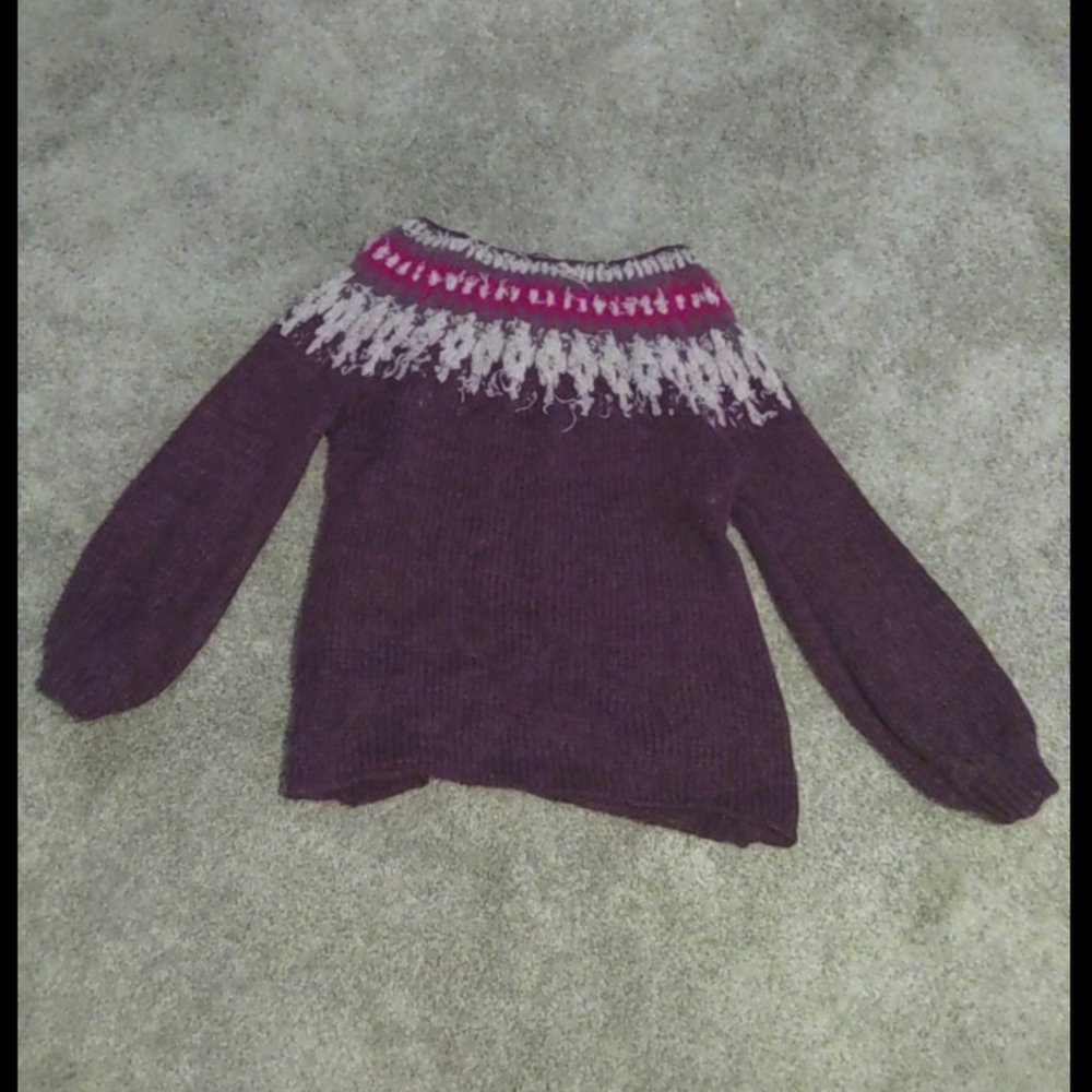 Free People Large Neck Hole Sweater
